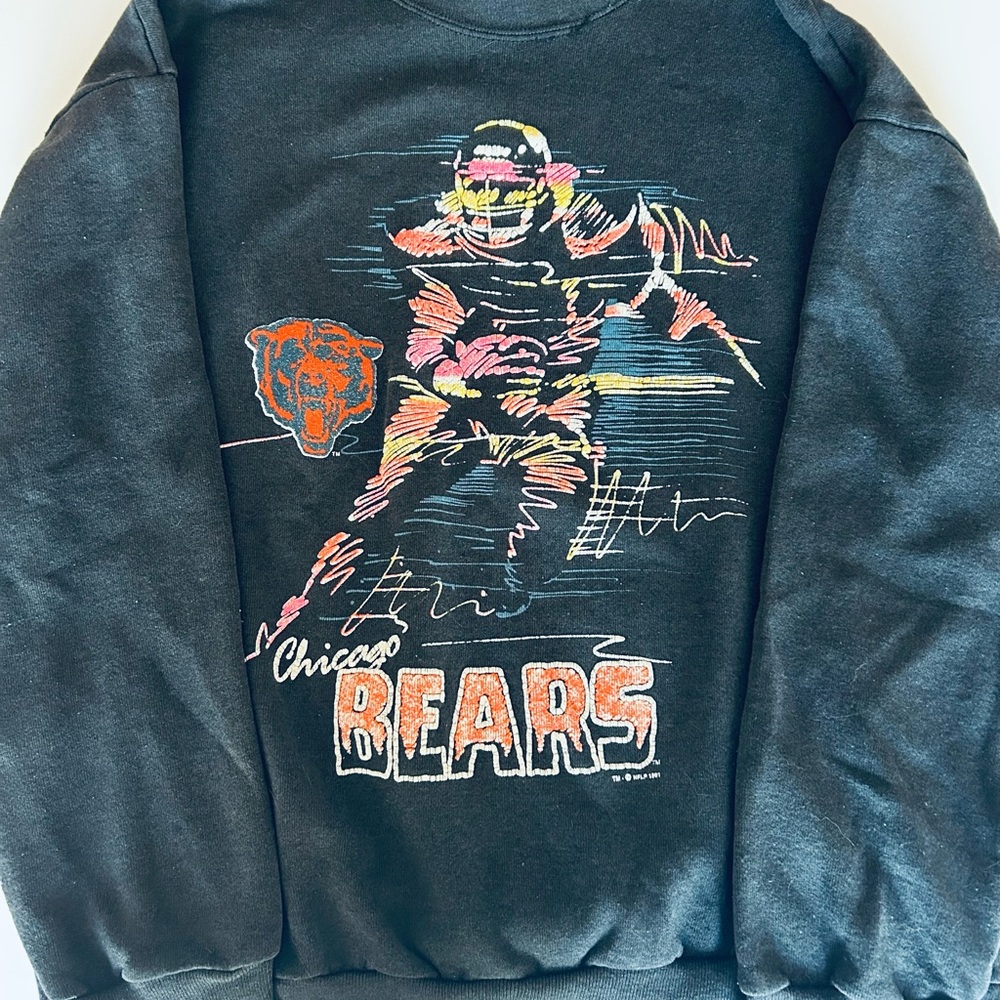 Vintage / Chicago Bears Graphic Sweatshirt / Large